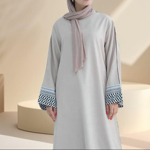 Palestine Kufiyah Inspired Abaya - Try Modest Limited