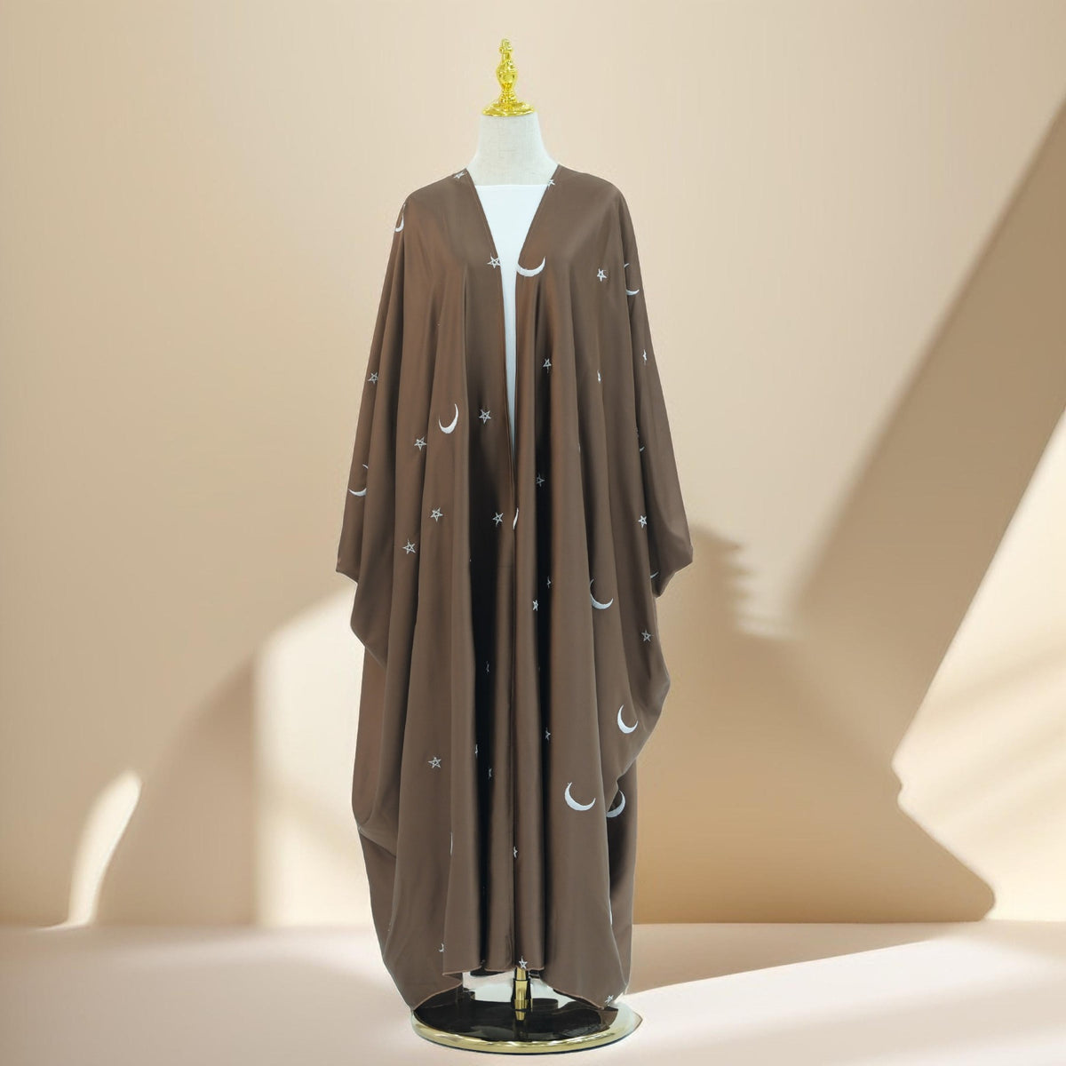 Qamar Ramadan Satin Moonlight Abaya - Try Modest Limited