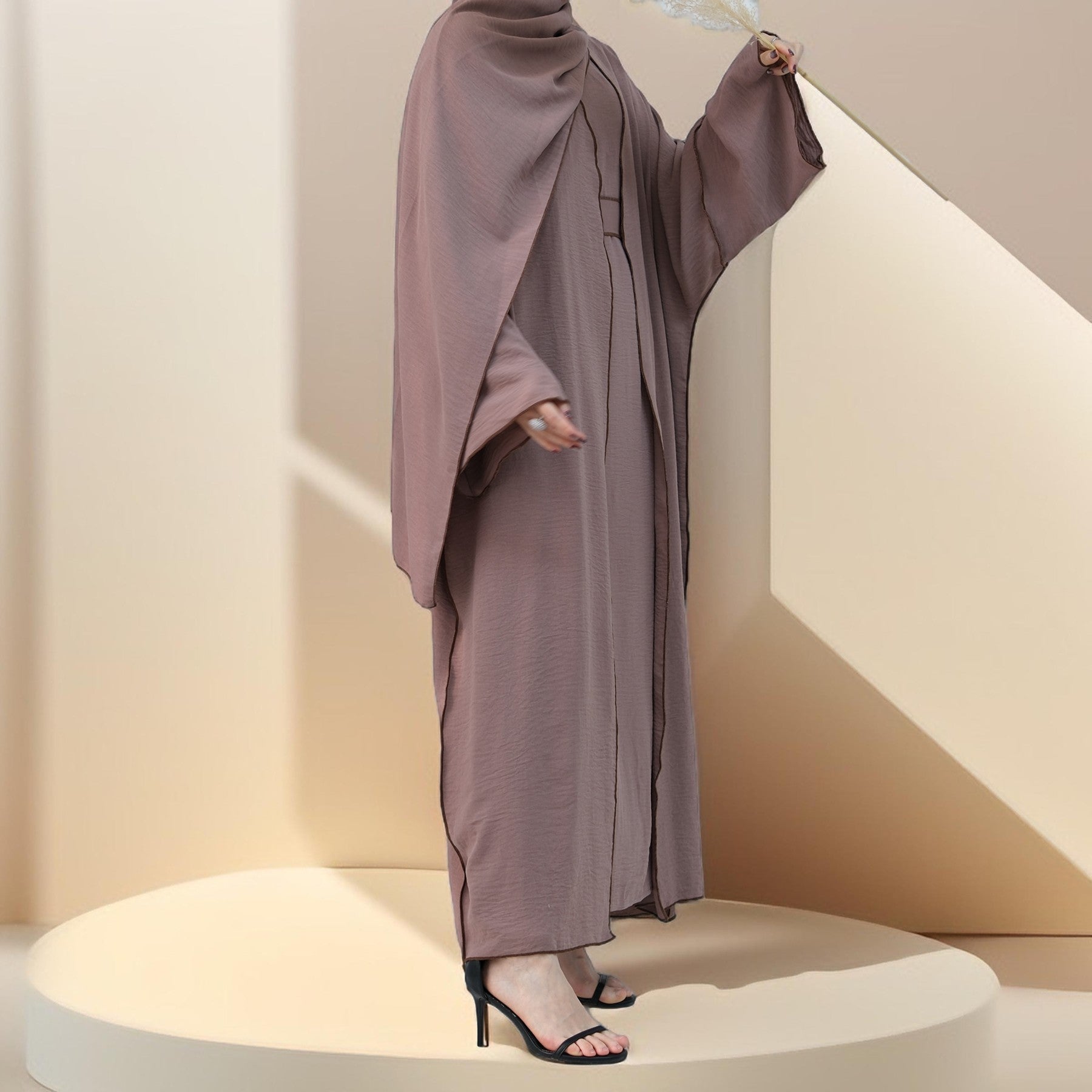 Raha four piece abaya set - Try Modest Limited 