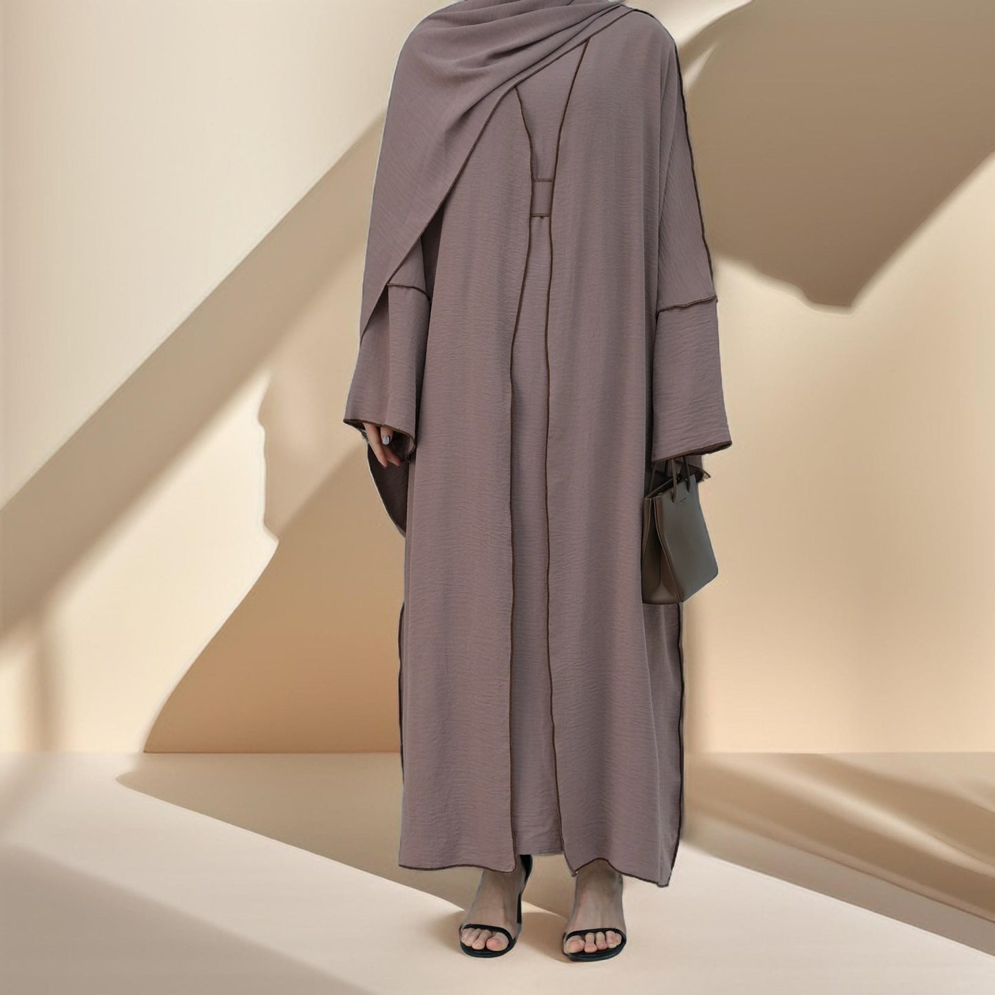 Raha four piece abaya set - Try Modest Limited 