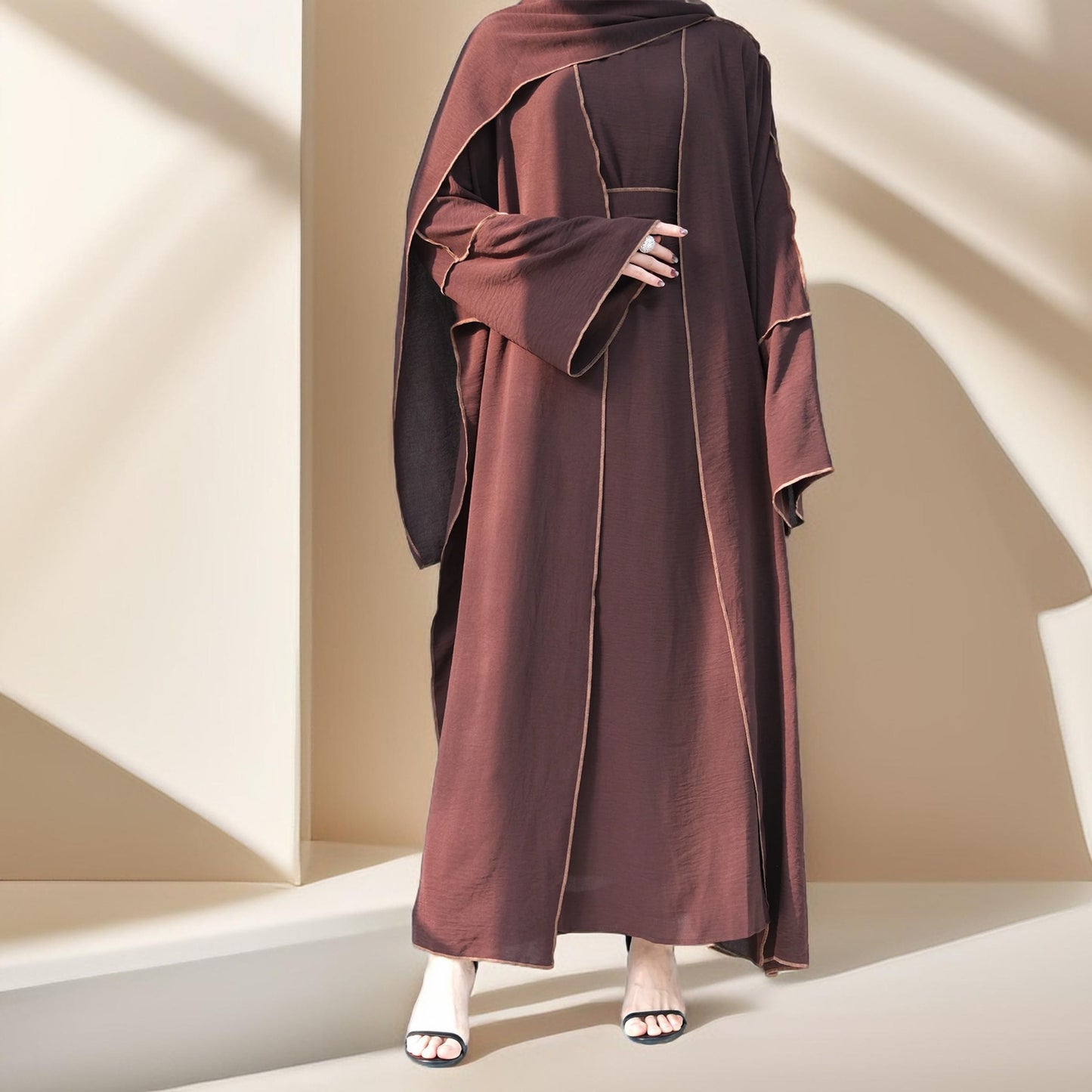 Raha four piece abaya set - Try Modest Limited 