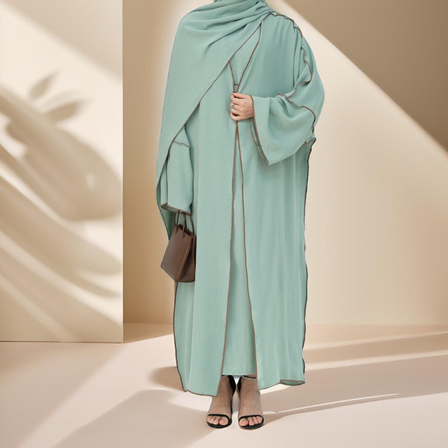 Raha four piece abaya set - Try Modest Limited 