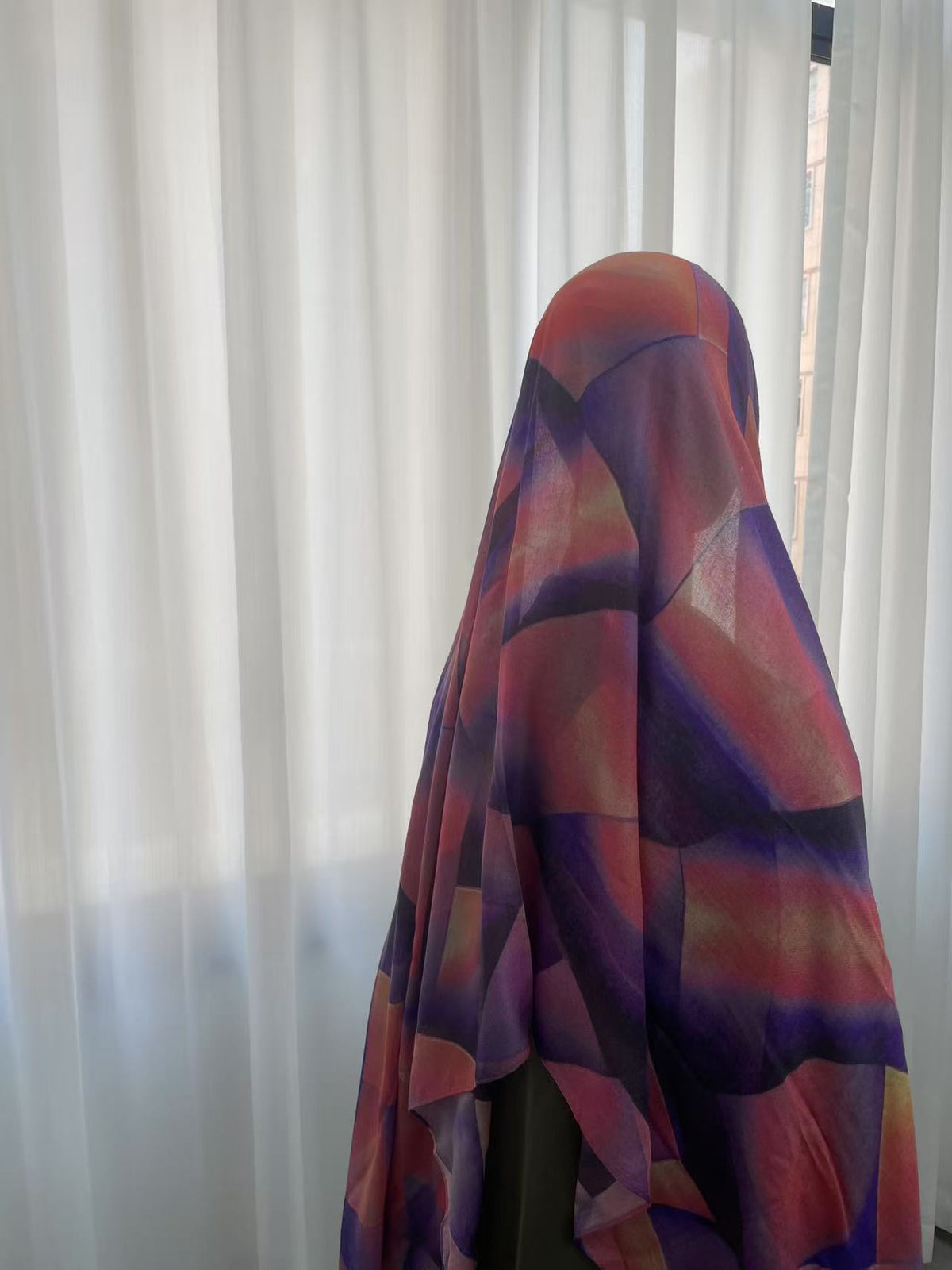 Raspberry Checkers Print Modal Hijab - Try Modest Limited