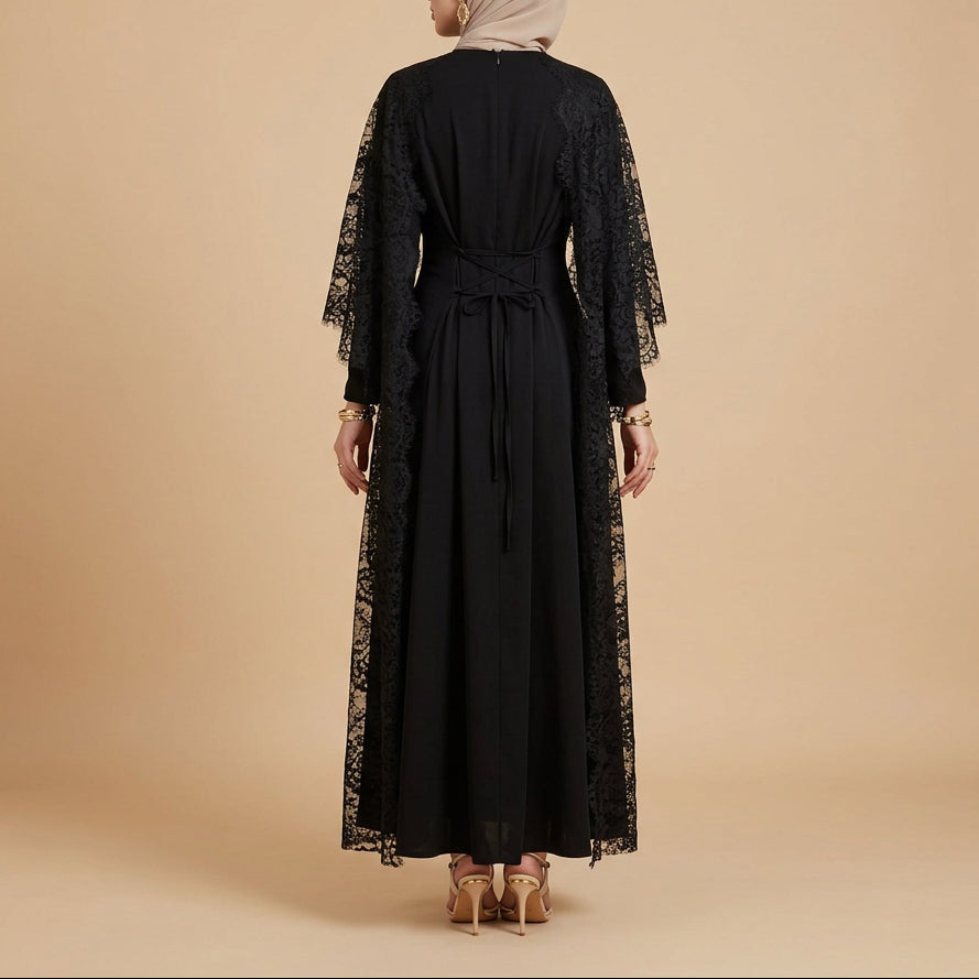 Ravella-Spitzenumhang Abaya