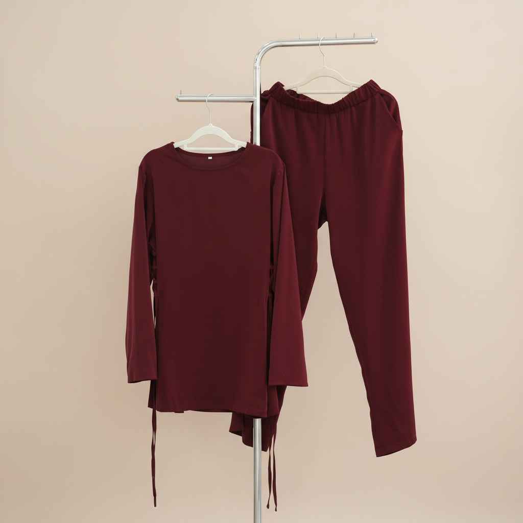 Raya Modest Tie-Waist Tunic & Trouser Co-ord Set
