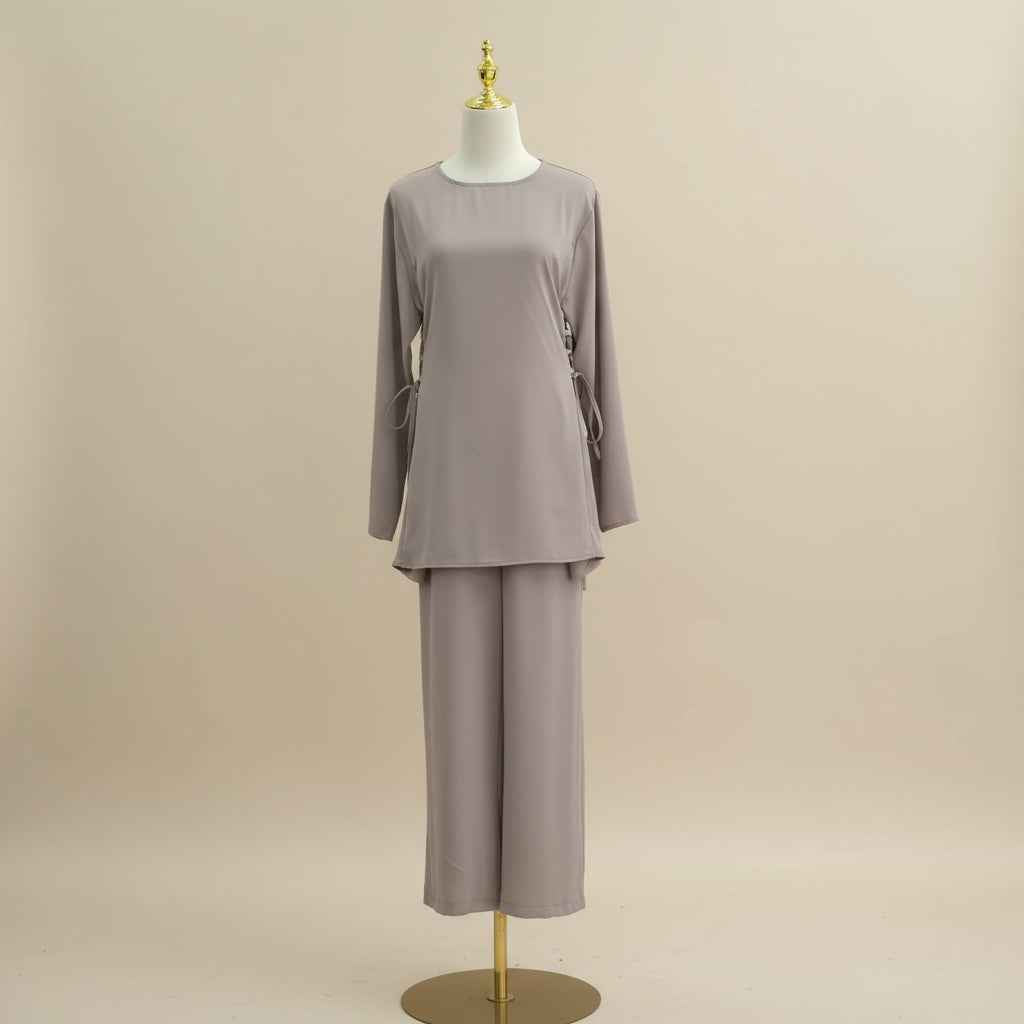 Raya Modest Tie-Waist Tunic & Trouser Co-ord Set