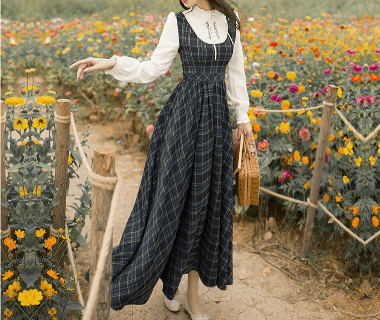 Retro college style dress - Try Modest Limited