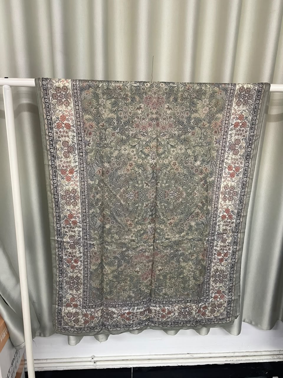 Sage Heritage Floral Modal Hijab