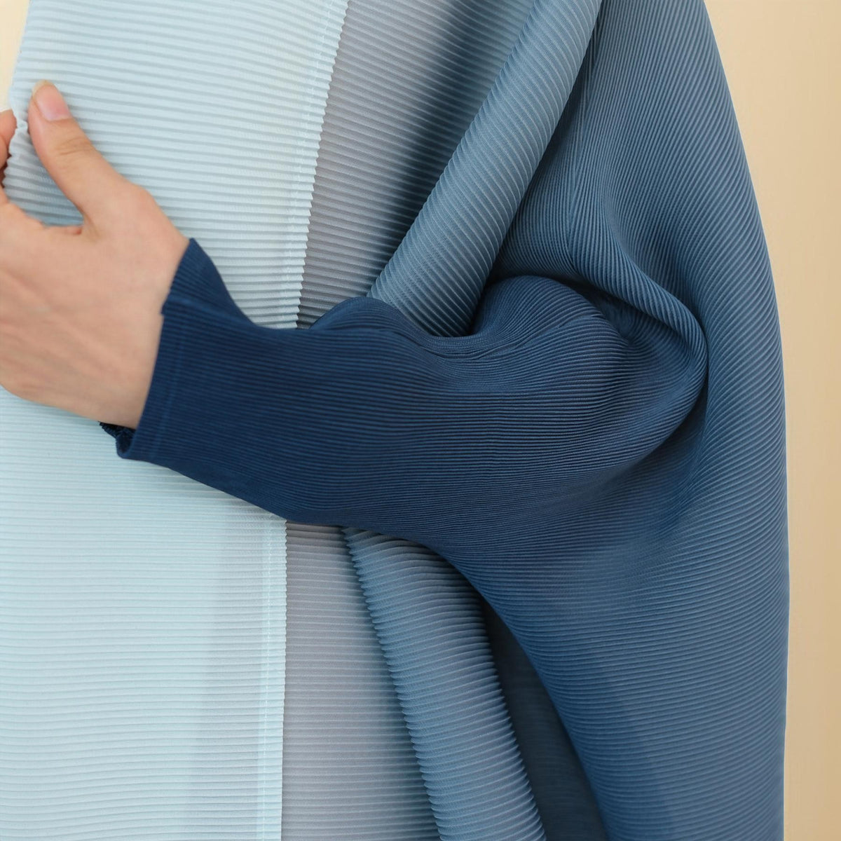 Sahara pleated open kimono abaya - Try Modest Limited