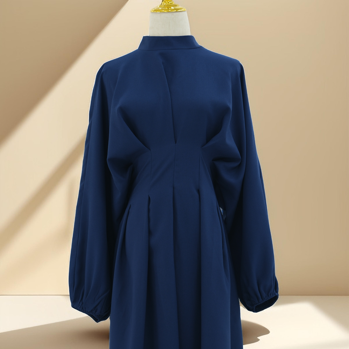 Sahl Simple Long Sleeve Zip Dress - Try Modest Limited