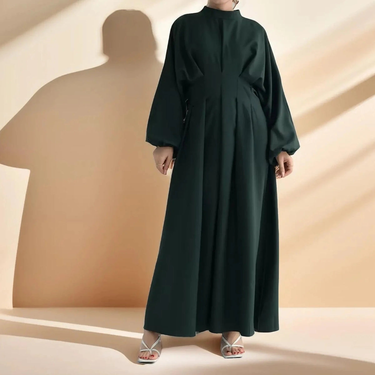 Sahl Simple Long Sleeve Zip Dress - Try Modest Limited