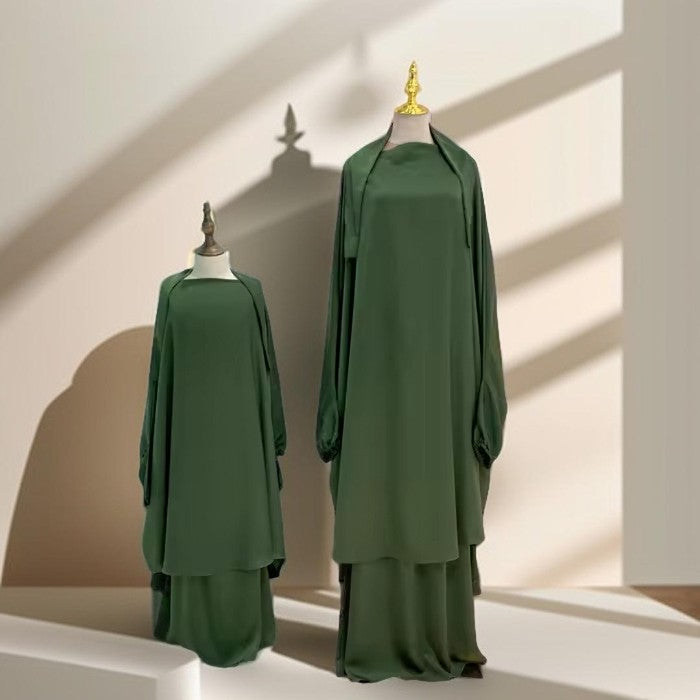 Salwah Lil ones- 2 PC Prayer set for  kids - Try Modest Limited