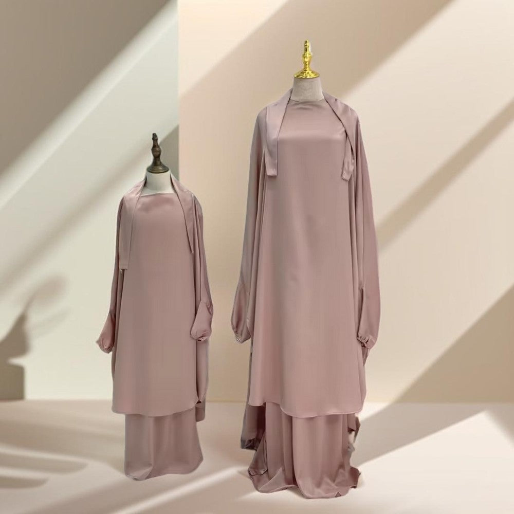 Salwah Lil ones- 2 PC Prayer set for  kids - Try Modest Limited