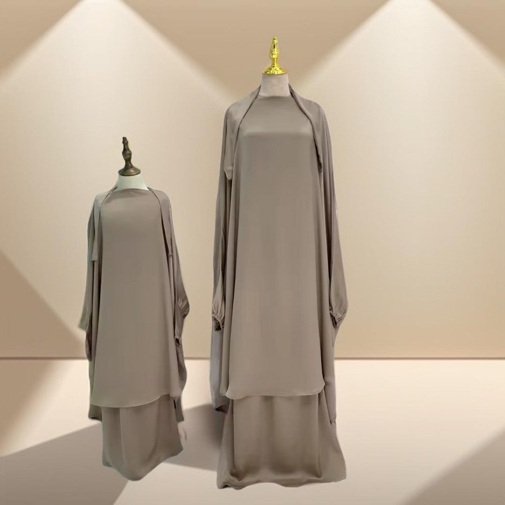 Salwah Lil ones- 2 PC Prayer set for  kids - Try Modest Limited