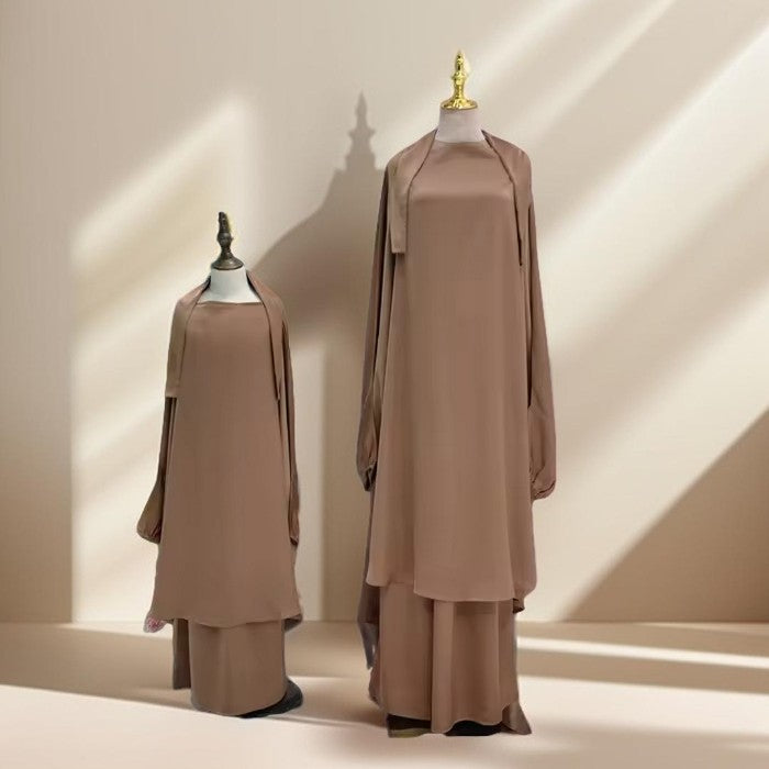 Salwah Lil ones- 2 PC Prayer set for  kids - Try Modest Limited