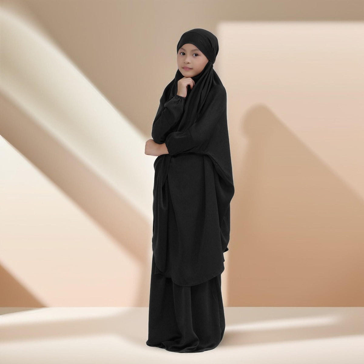 Salwah Lil ones- 2 PC Prayer set for  kids - Try Modest Limited