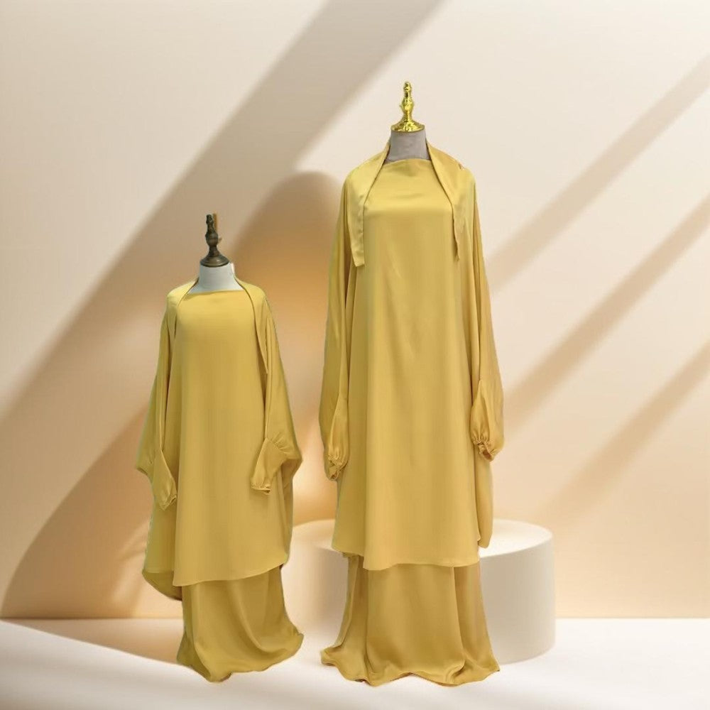 Salwah Lil ones- 2 PC Prayer set for  kids - Try Modest Limited