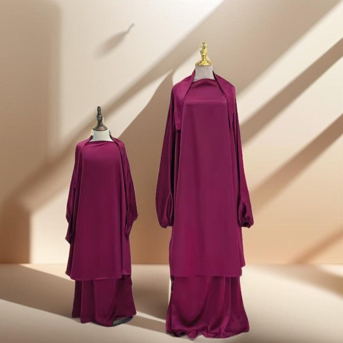 Salwah Lil ones- 2 PC Prayer set for  kids - Try Modest Limited