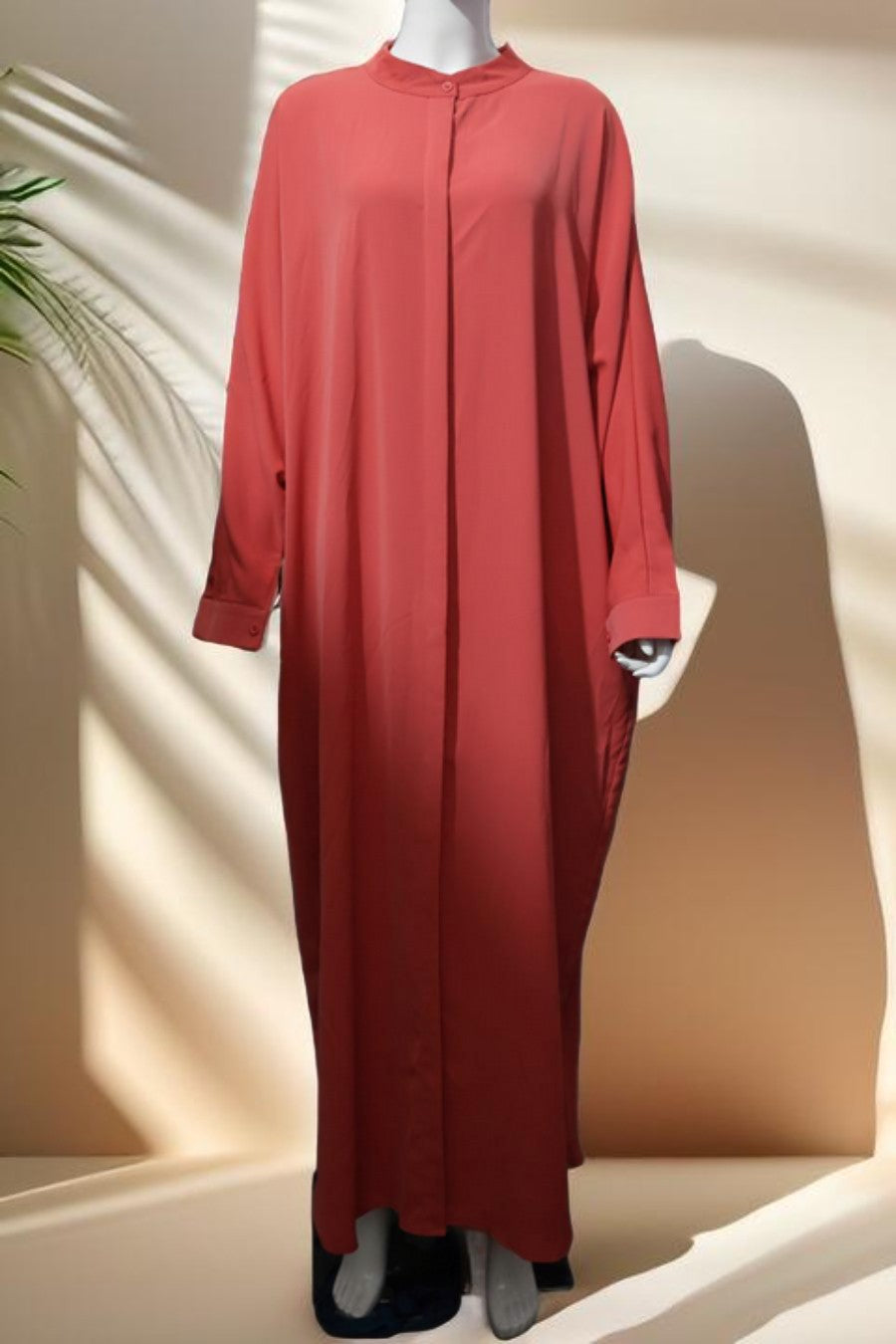 Samira ethnic bat sleeve abaya - Try Modest Limited 