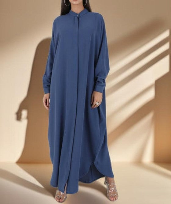 Samira ethnic bat sleeve abaya - Try Modest Limited 