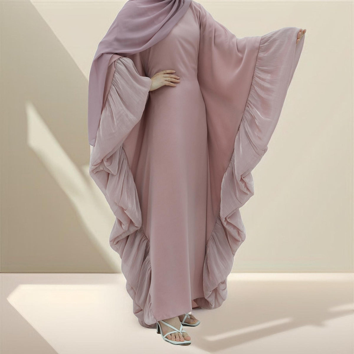 Samiya Butterfly Drape Kaftan - Try Modest Limited