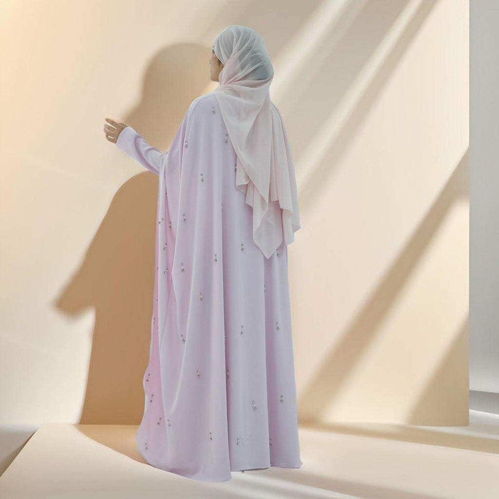 Seraphina Embroidered Cape Maxi Dress - Try Modest Limited