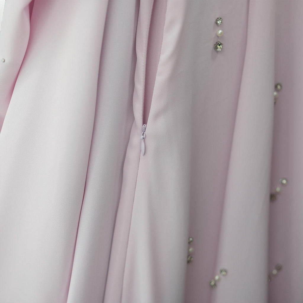 Seraphina Embroidered Cape Maxi Dress - Try Modest Limited