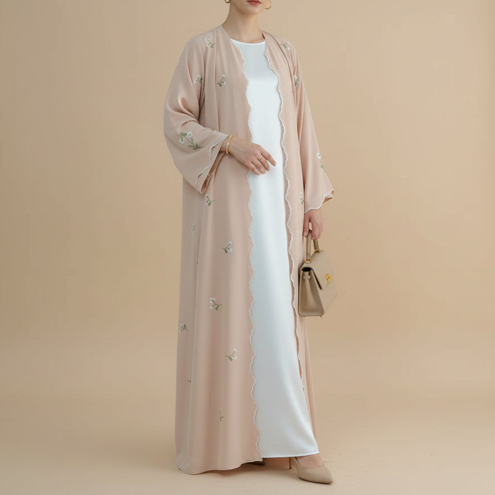 Seraya Floral Abaya & Hijab Set