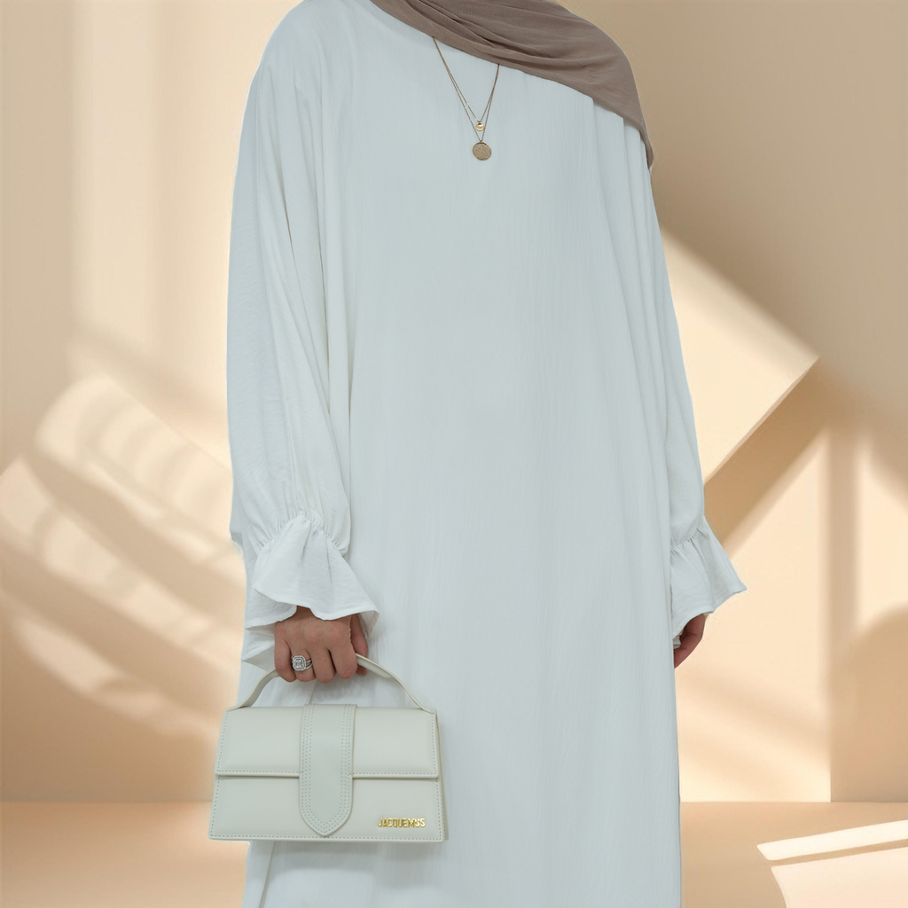 Serene Petal Abaya - Loose Cut & Comfy - Try Modest Limited