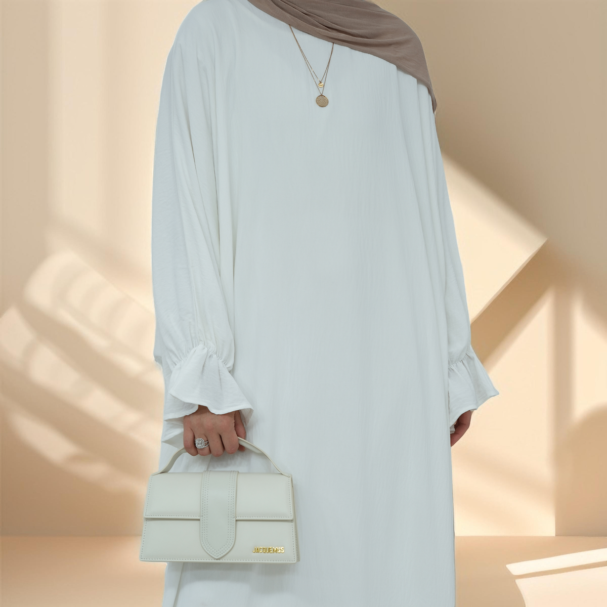Serene Petal Abaya - Loose Cut & Comfy - Try Modest Limited