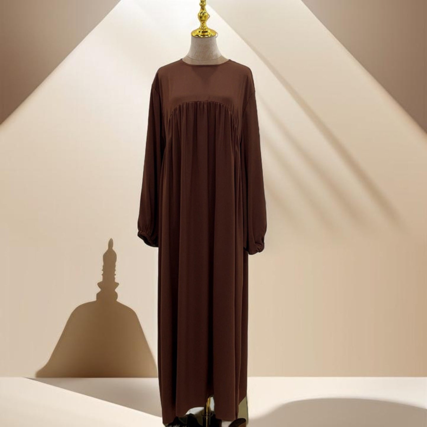 Shimmery Abaya Dress with Loose Fit - Try Modest Limited 