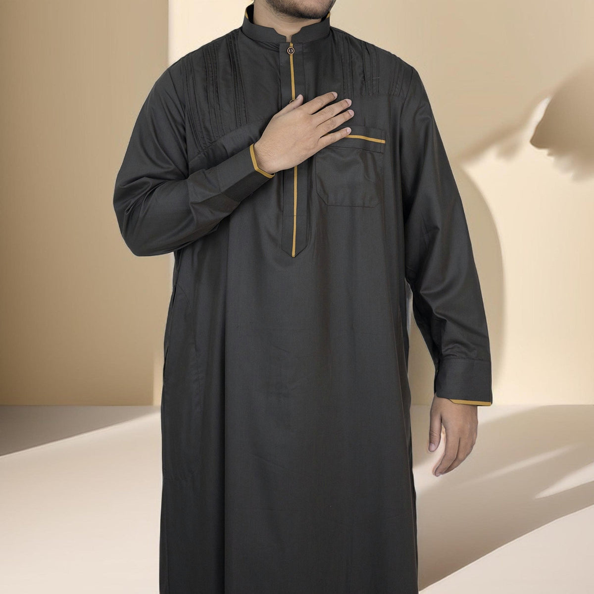 Signature Detail Thobe for Prayer and Celebration - Try Modest Limited