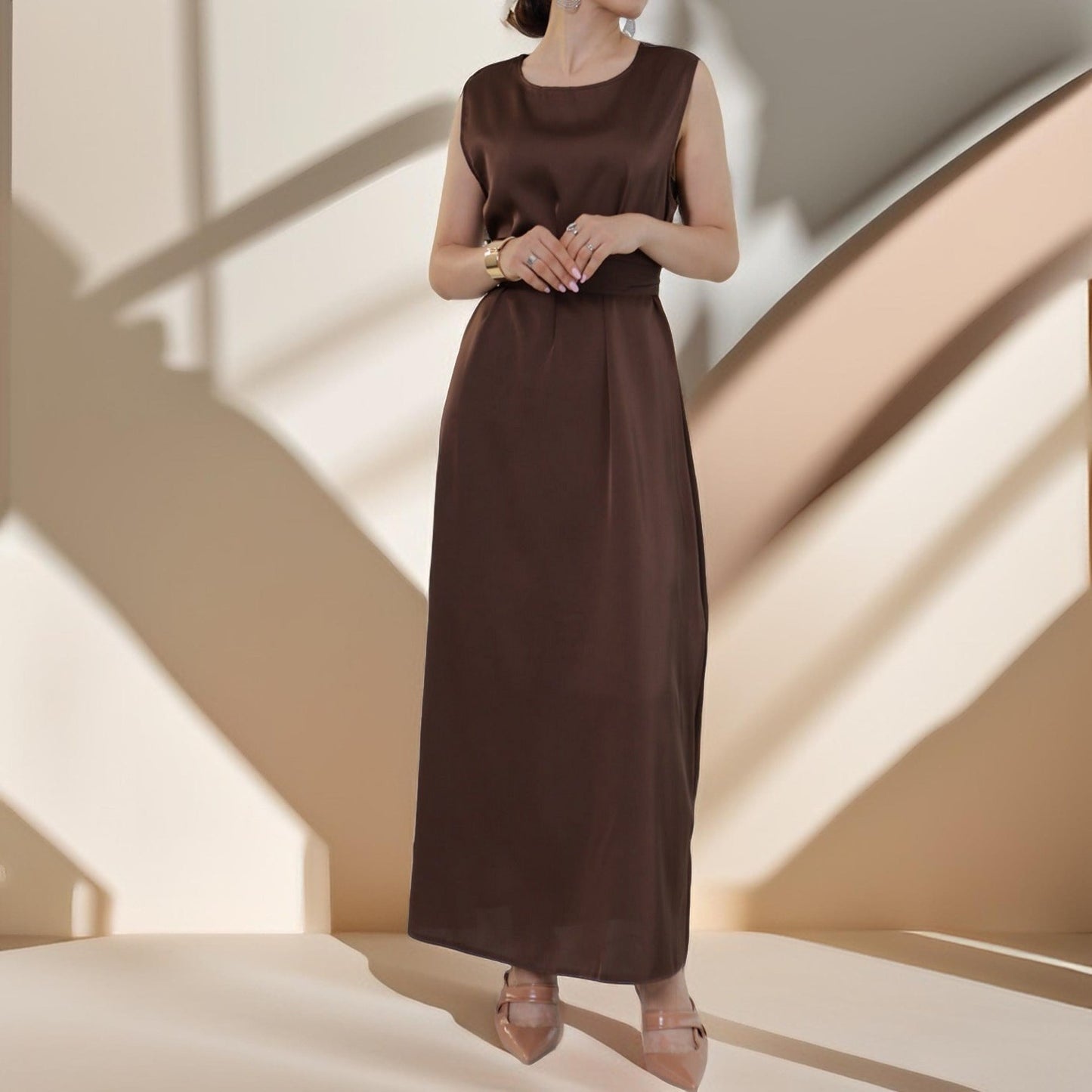 Silky Inner wear slip dress - Try Modest Limited 