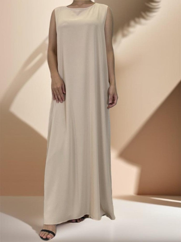 Sleeveless slip dress - Try Modest Limited