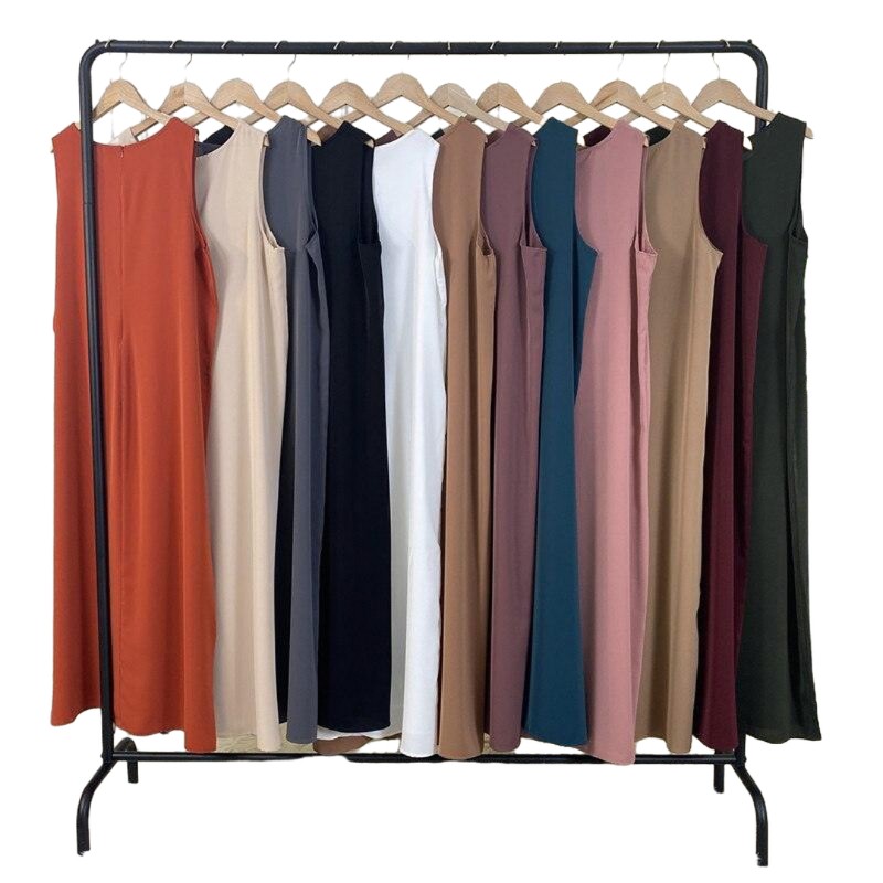 Sleeveless slip dress - Try Modest Limited