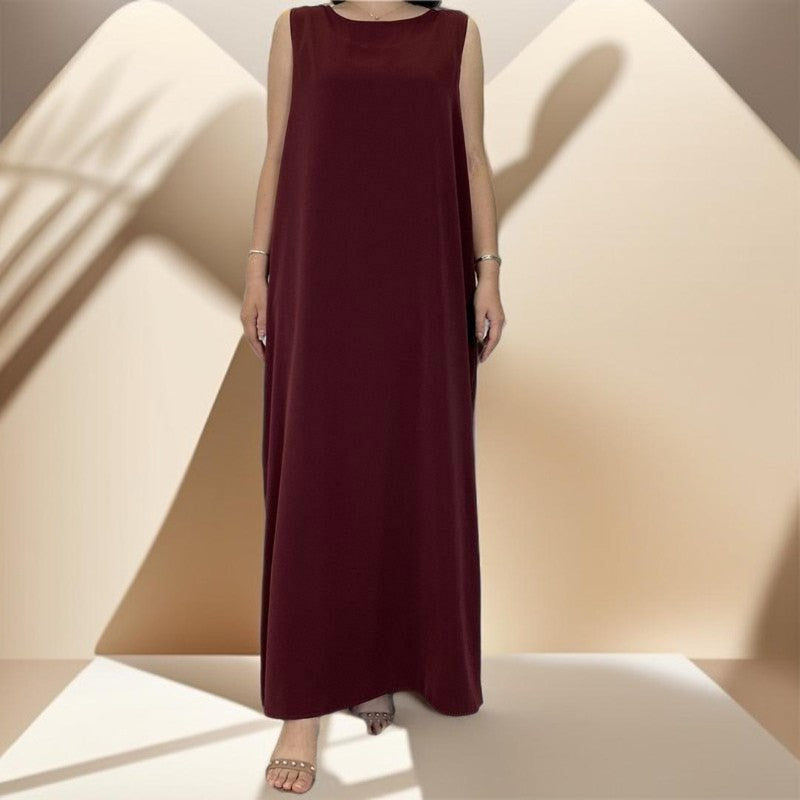 Sleeveless slip dress - Try Modest Limited