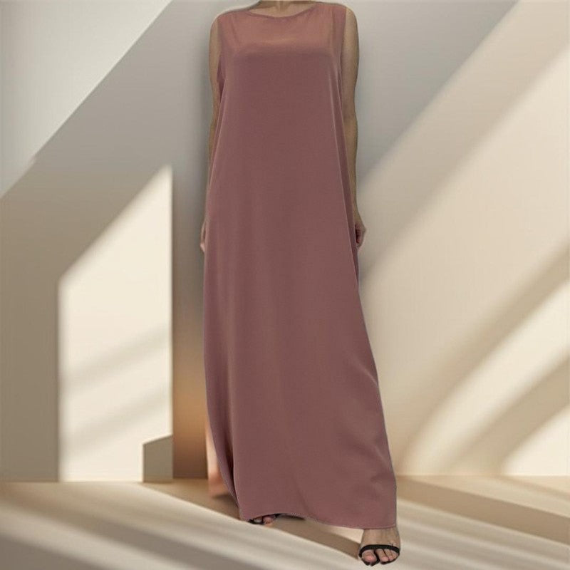 Sleeveless slip dress - Try Modest Limited 