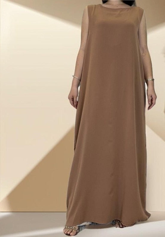 Sleeveless slip dress - Try Modest Limited