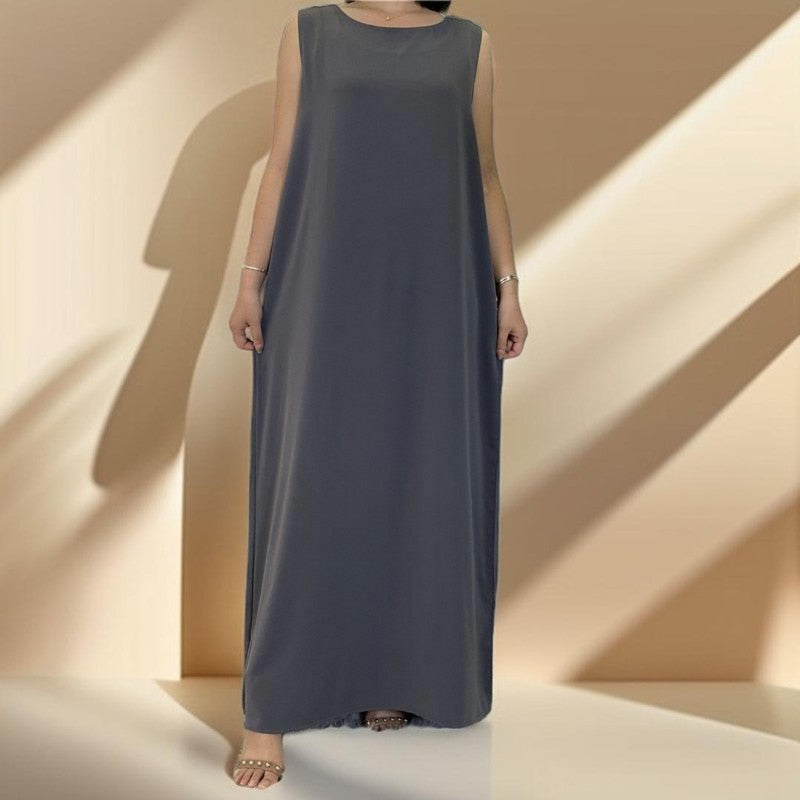Sleeveless slip dress - Try Modest Limited