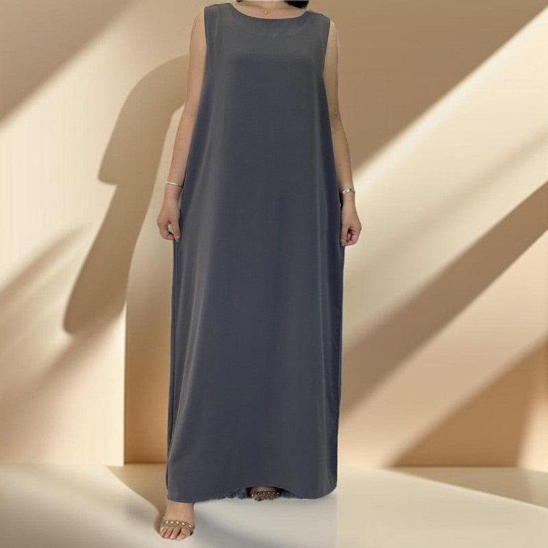 Sleeveless slip dress - Try Modest Limited 