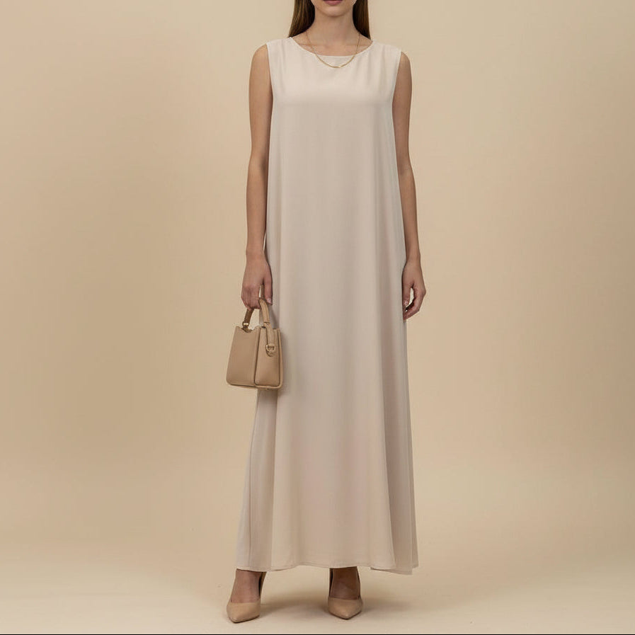 Sleeveless Under-Abaya Slip Dress