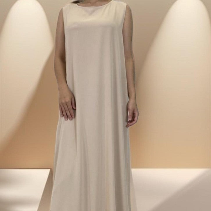 Sleeveless slip dress - Try Modest Limited