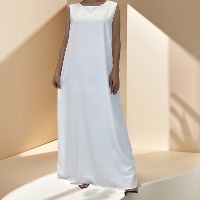 Sleeveless slip dress - Try Modest Limited 