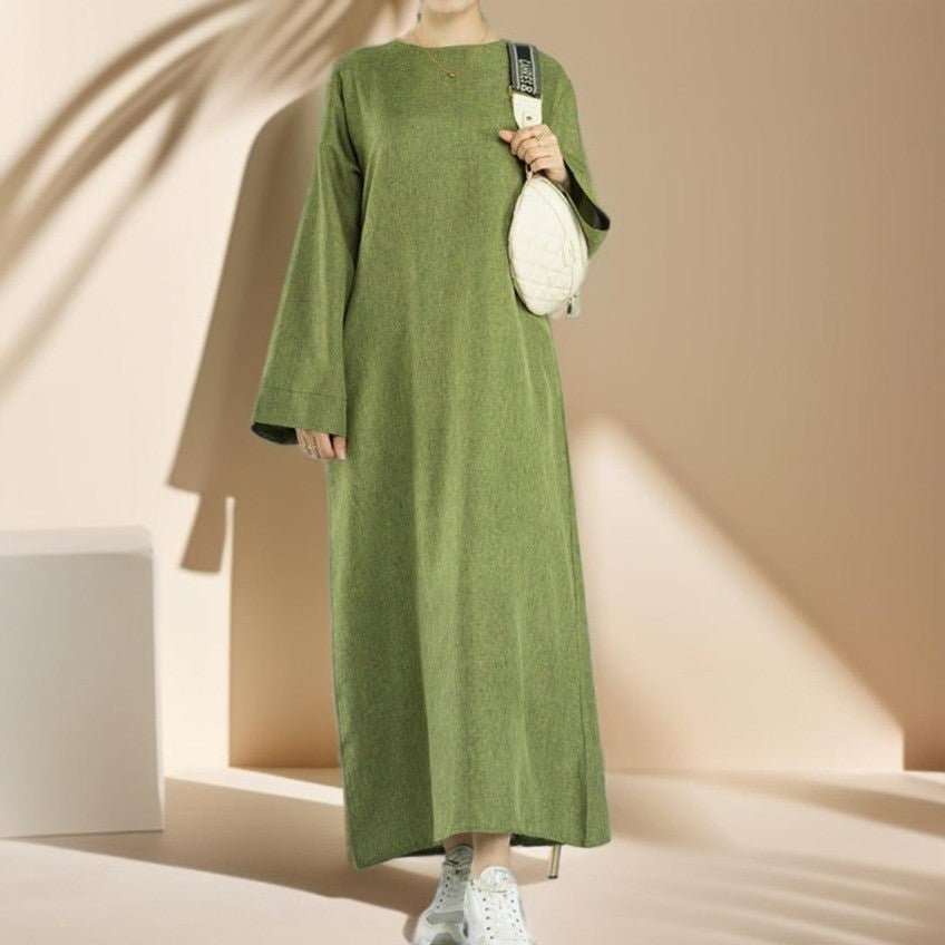 Solid Color Bisht abaya - Try Modest Limited