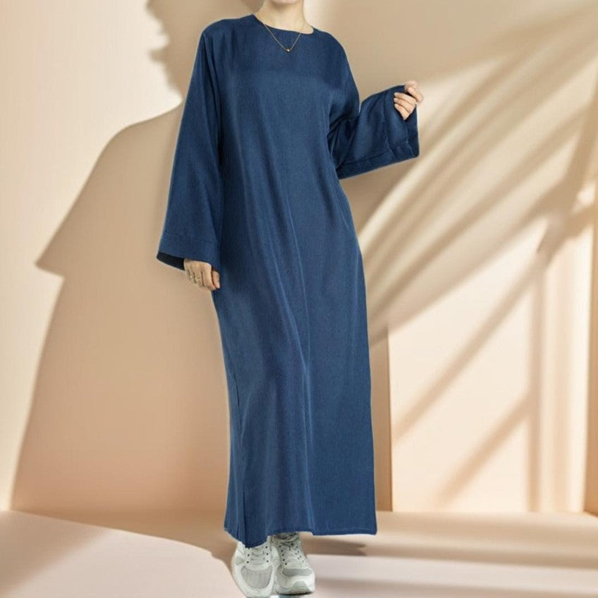 Solid Color Bisht abaya - Try Modest Limited
