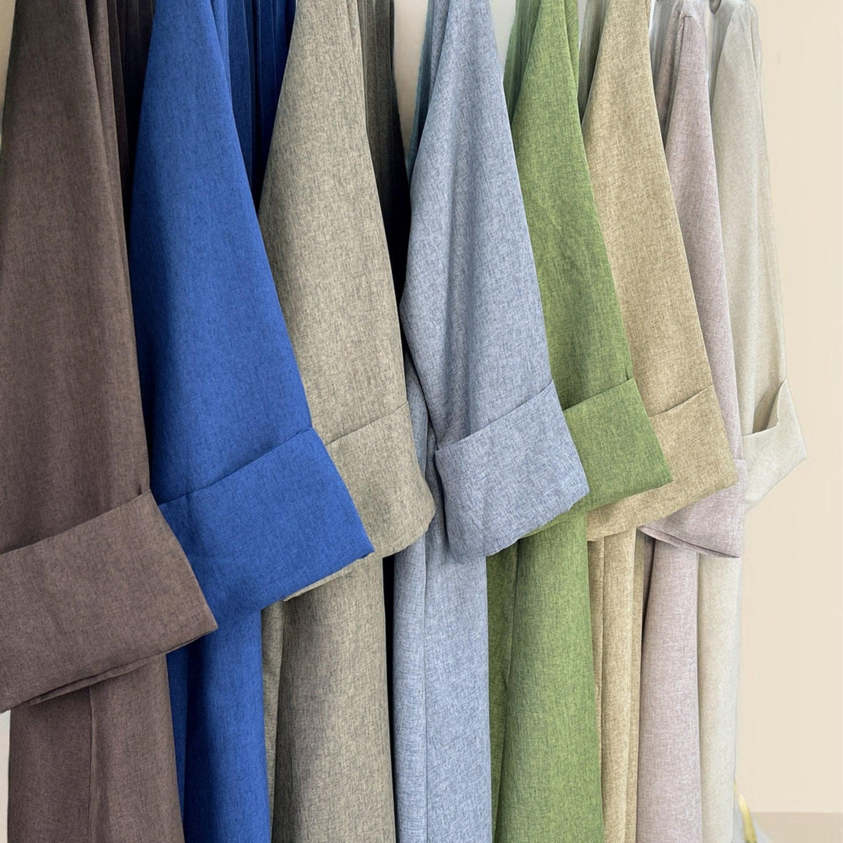 Solid Color Bisht abaya - Try Modest Limited