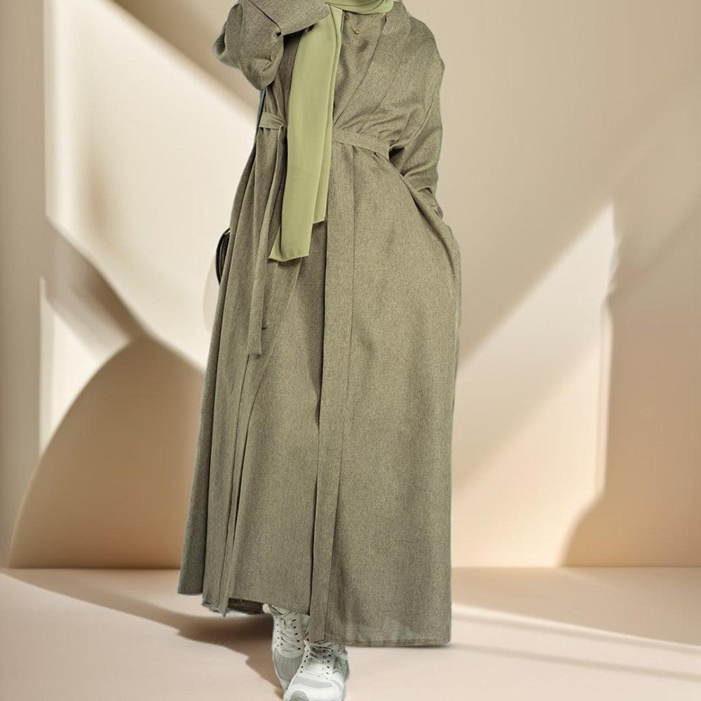 Solid Color Cardigan/Bisht or Dress - Try Modest Limited 