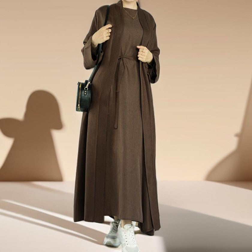 Solid Color Cardigan/Bisht or Dress - Try Modest Limited 