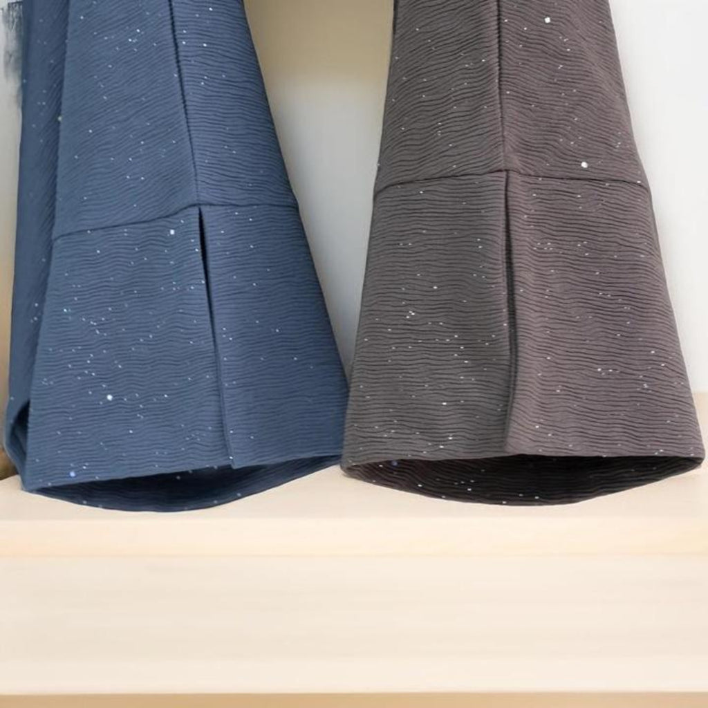 Sparkling Winter/Autumn Abaya Throwover Dress - Try Modest Limited