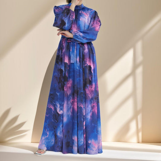 Splash Maxi Dress - Try Modest Limited 